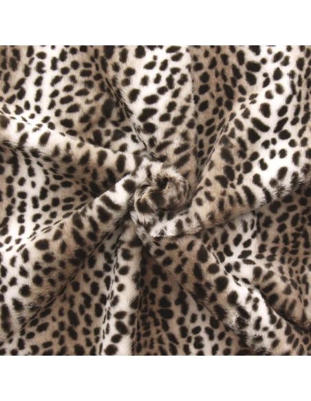 Faux animal fur fabric - Cheetah