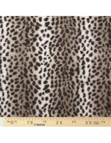 Faux animal fur fabric - Cheetah