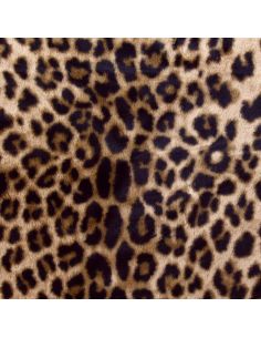 Faux animal fur fabric - Leopard 2
