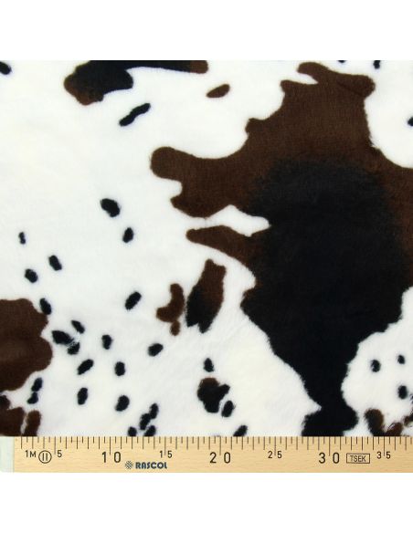 Faux animal fur fabric - Cow