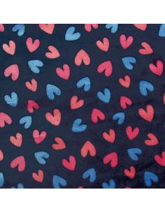 Cuddle fabric - Hearts
