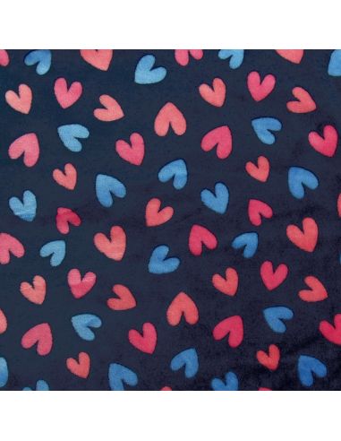 Cuddle fabric - Hearts