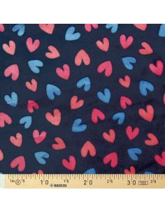 Cuddle fabric - Hearts 2