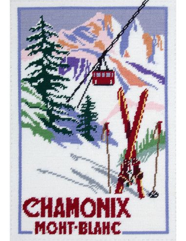 Pénélope DMC Canvas Kit - Chamonix