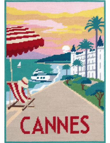 Pénélope DMC Canvas Kit - Cannes