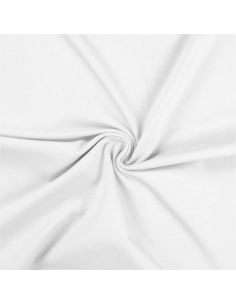 Cotton jersey fabric - White