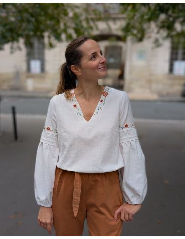 Myrtille Blouse Pattern - Anna Rose Patterns