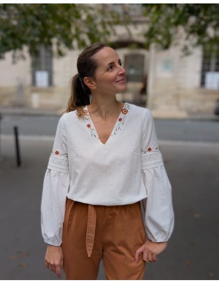Myrtille Blouse Pattern - Anna Rose Patterns