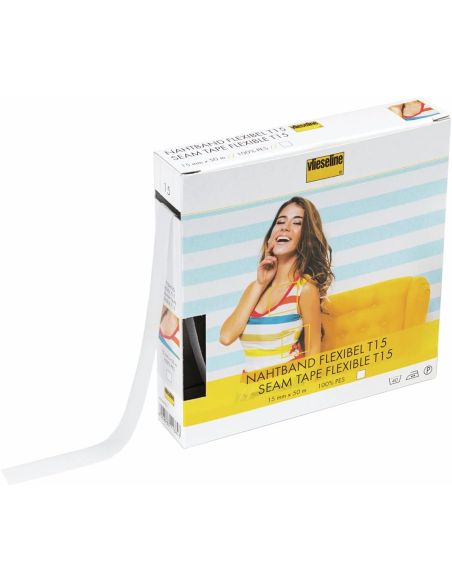 Vlieseline Stretch Straight Grain Support - White