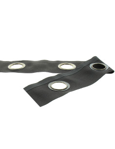 Gunmetal eyelet band - Dark gray