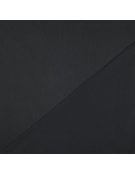 Cotton satin fabric - Black