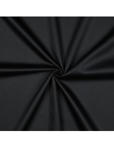 Cotton satin fabric - Black