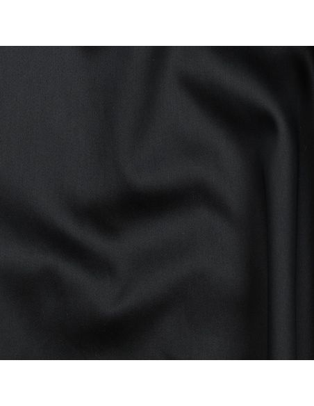 Cotton satin fabric - Black