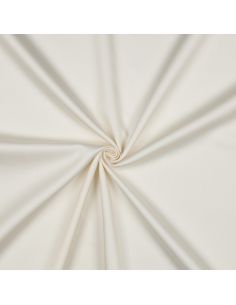 Cotton satin fabric - Ecru