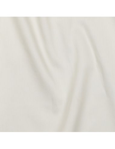 Cotton satin fabric - Ecru