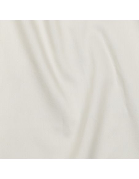 Cotton satin fabric - Ecru