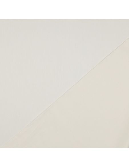 Cotton satin fabric - Ecru