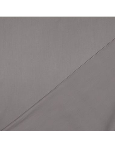 Cotton satin fabric - Gray