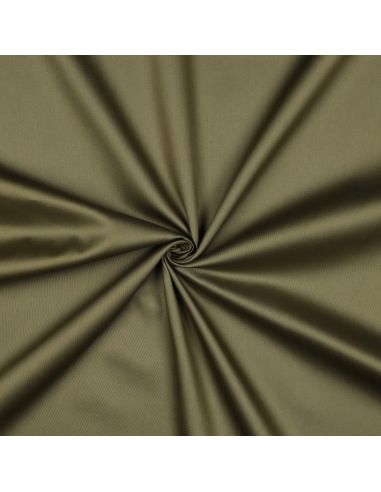 Cotton satin fabric - Moss green
