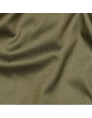 Cotton satin fabric - Moss green