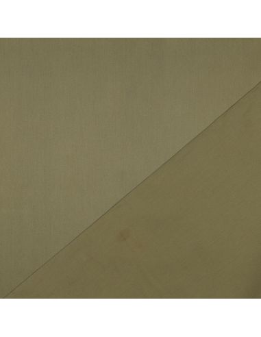 Cotton satin fabric - Moss green