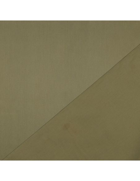 Cotton satin fabric - Moss green