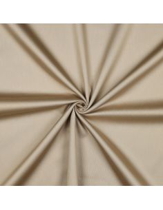 Cotton satin fabric - Beige