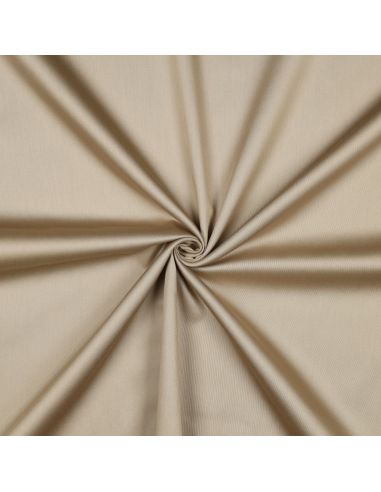 Cotton satin fabric - Beige