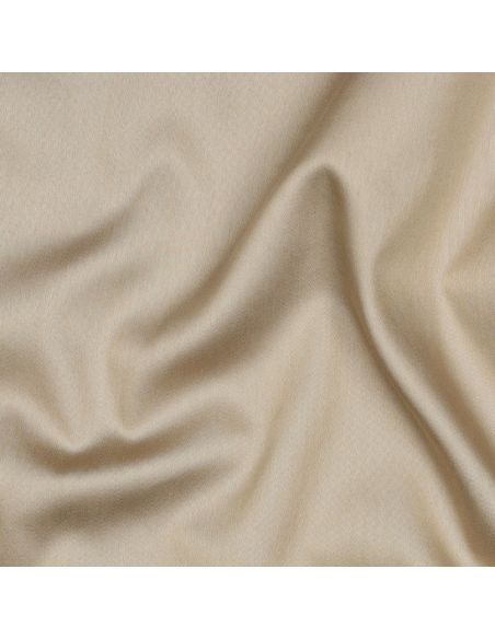 Cotton satin fabric - Beige