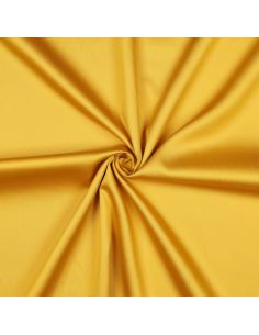 Cotton satin fabric - Yellow