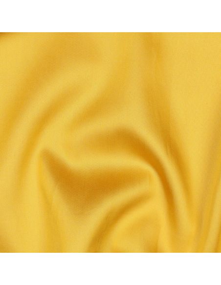Cotton satin fabric - Yellow
