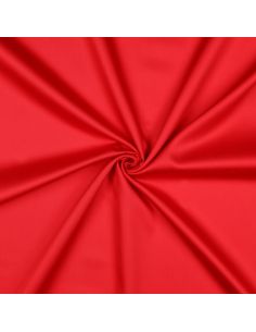 Cotton satin fabric - Red