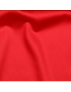 Cotton satin fabric - Red 2