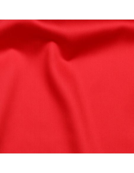 Cotton satin fabric - Red