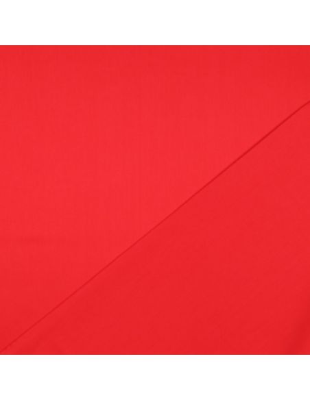 Cotton satin fabric - Red