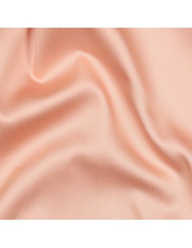 Cotton satin fabric - Salmon