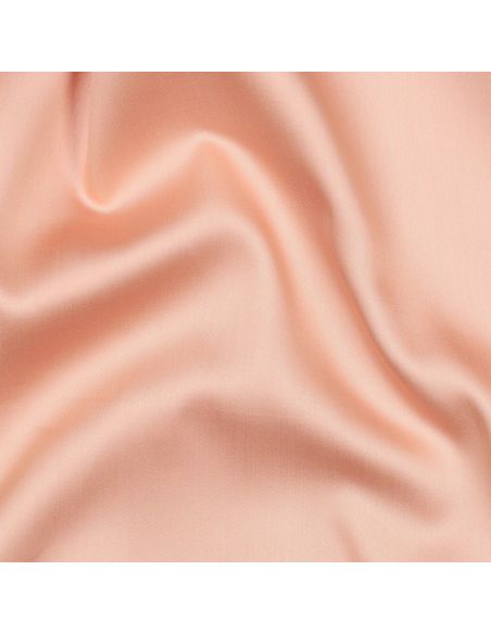 Cotton satin fabric - Salmon