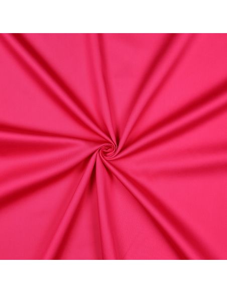 Bright pink cotton satin fabric