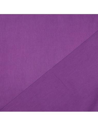 Cotton satin fabric - Purple