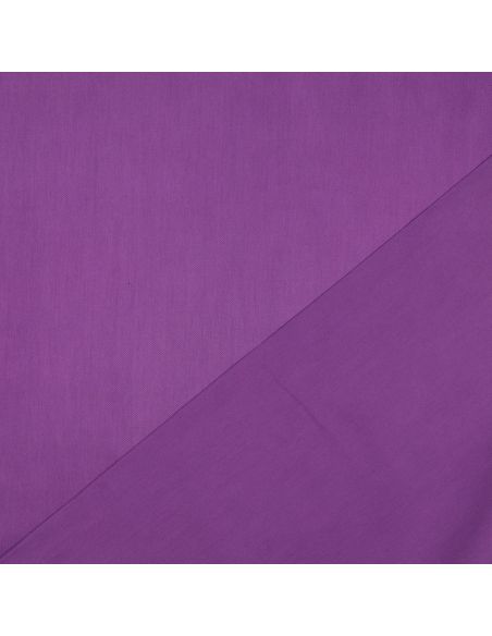 Cotton satin fabric - Purple