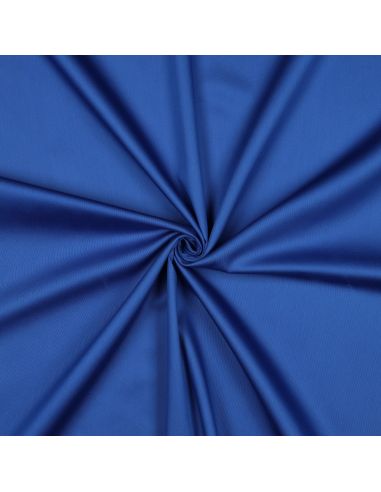 Cotton satin fabric - Cobalt blue