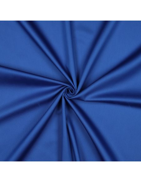 Cotton satin fabric - Cobalt blue