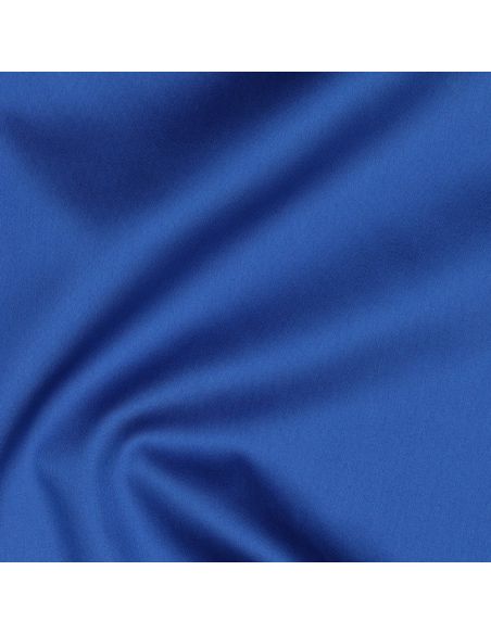Cotton satin fabric - Cobalt blue