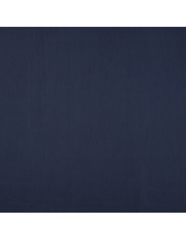 Cotton satin fabric - Navy blue