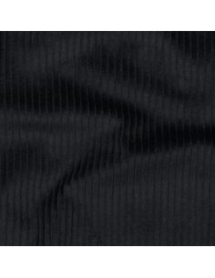 Cotton corduroy fabric - Black 2