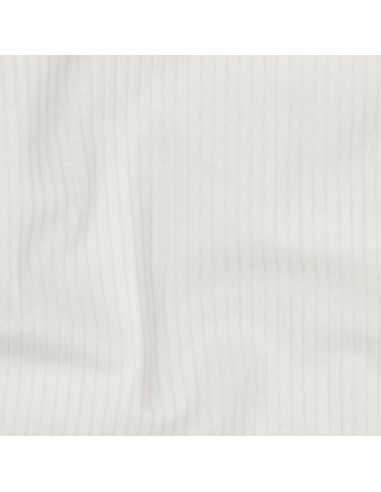 Cotton corduroy fabric - Ecru