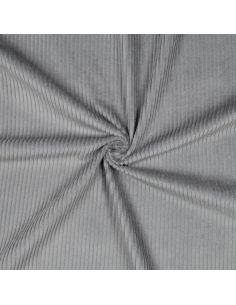 Cotton corduroy fabric - Gray