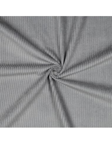 Cotton corduroy fabric - Gray