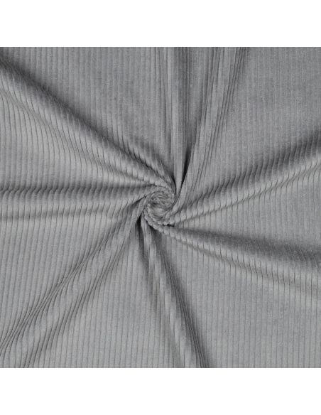 Cotton corduroy fabric - Gray