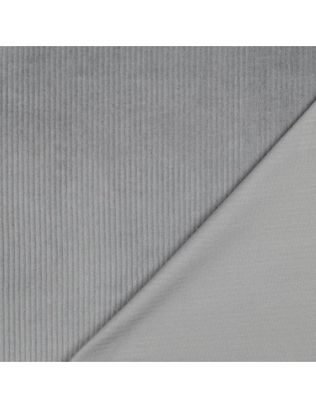 Cotton corduroy fabric - Gray